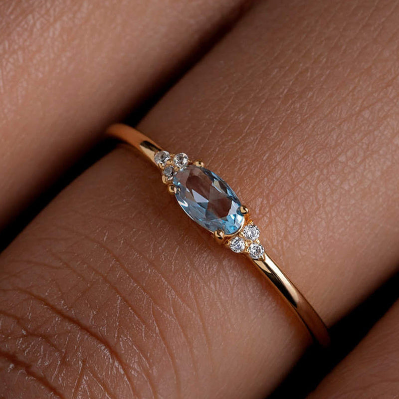 Pixie Garden Blue Ring