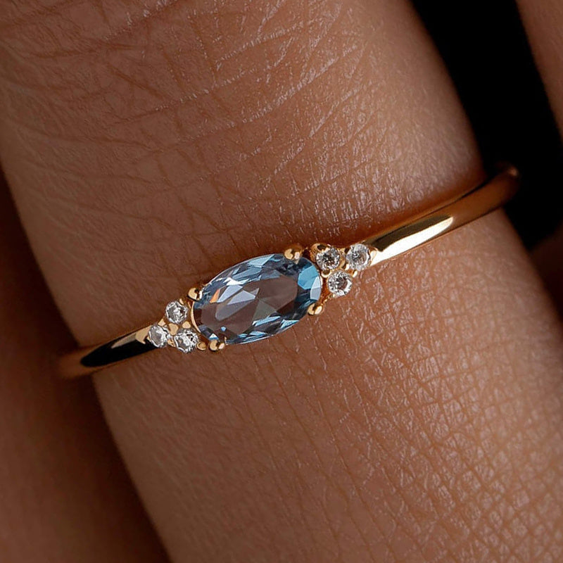 Pixie Garden Blue Ring