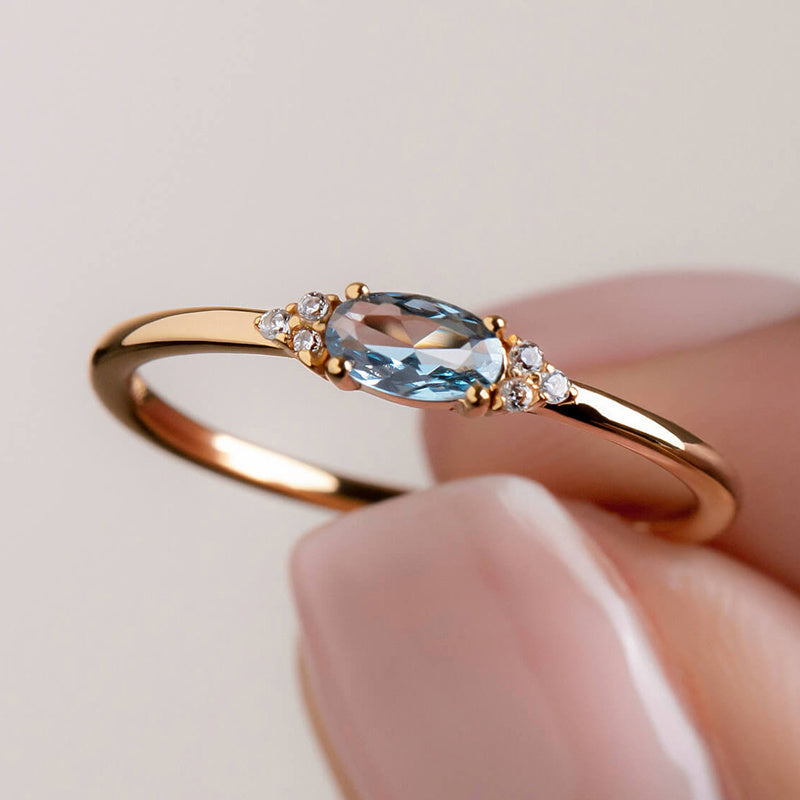 Pixie Garden Blue Ring